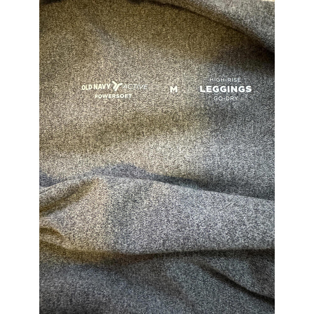 Nike Hoodie and Old Navy High-Rise Leggings Activewear Set Medium Gray - Picture 3 of 11
